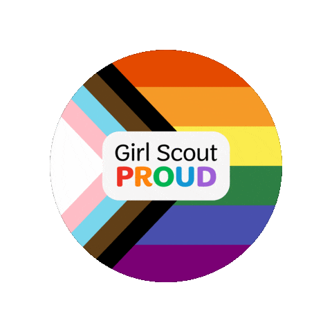 Girl Scouts Pride Sticker by GSBadgerland