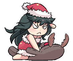 Angry Christmas Sticker by Jin