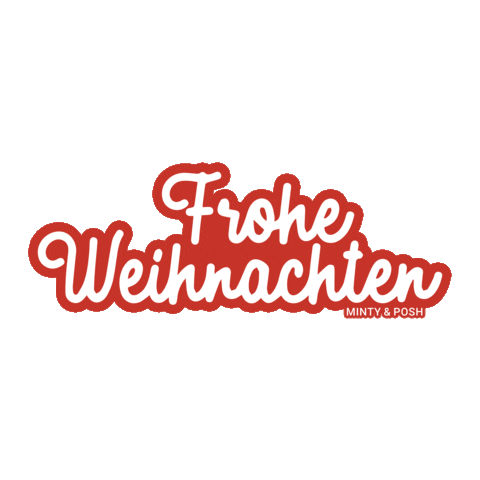 MintyPosh giphyupload christmas merry christmas weihnachten Sticker