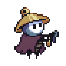Hollow Knight 8Bit Sticker