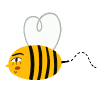 jusdecoconut bee abeille jusdecoconut Sticker