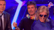 simon cowell dancing GIF