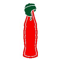 Bottle Coke Sticker by Grid Worldwide