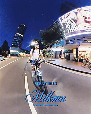 BullseyeBilly bike delivery rider sydney GIF