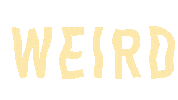 Weirdo Underlig Sticker