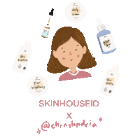 Skincare Glowing Sticker