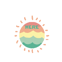 Beach Sun Sticker