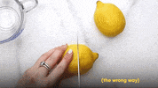GoodMorningAmerica cooking kitchen lemon juice GIF