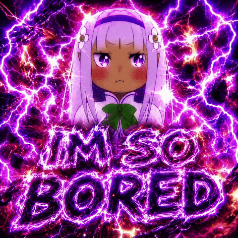 Bored Re Zero GIF