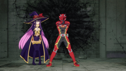 SagaKai giphyupload super sentai the red ranger becomes an adventurer in another world kizuna red GIF