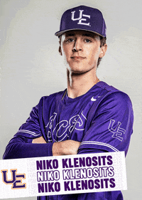 Purple Aces Baseball GIF by UE Athletics