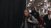 kawhi leonard arrival GIF by NBA