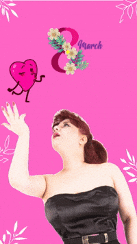 March 8 Girl Power GIF by Maria Johnsen