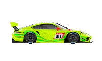 Manthey-Racing shiny porsche 911 michelin Sticker