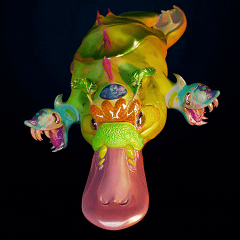 PLANTTDADDII giphyupload meme surreal platypus GIF