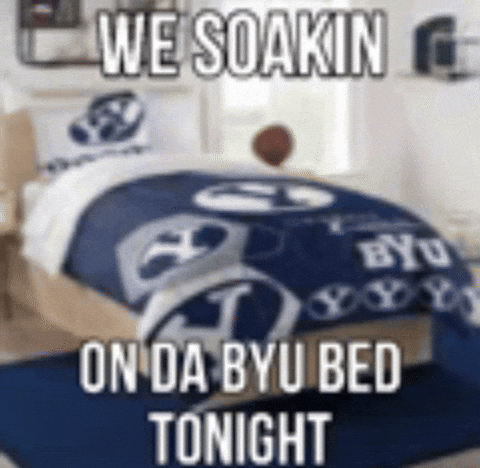Soak Byu Football GIF