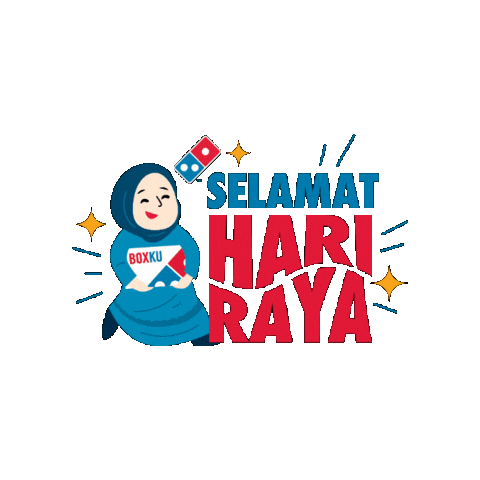 Hungry Pizza Sticker by Domino's Malaysia