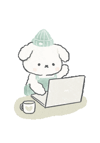 Laptop がんばる Sticker