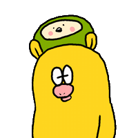 Confused Cartoon Sticker