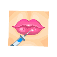 Makeup Lips Sticker