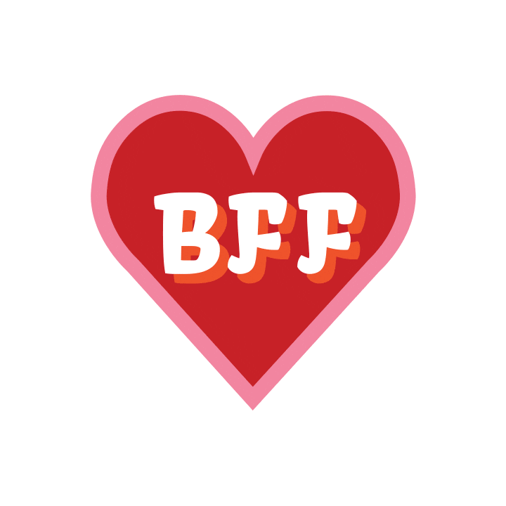 Best Friend Bff Sticker by Trillion Creative