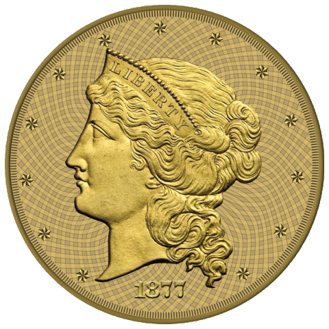Coins Moire Sticker