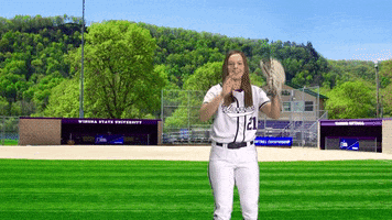 Warriors Softball GIF by WinonaStateATH