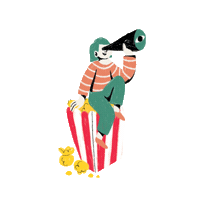 DavienDierickx zender kinderstreken daviendierickx Sticker