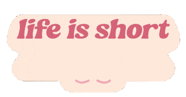 Life Is Short But Your Lashes Dont Have To Be Sticker by Innae Beauty