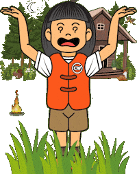 Camp Sticker by Junzie-J