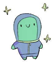 Happy Space Sticker