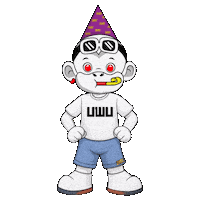 Party Pop Blush Sticker by Zhot