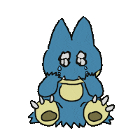 Ryowww sad pokemon munchlax 寶可夢 Sticker