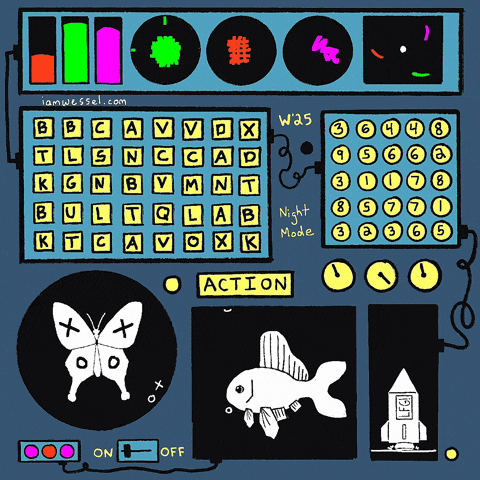 Fish Butterfly GIF by Stoner Stick People