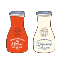 Curticebrothers cheers ketchup mayonnaise curtice brothers Sticker