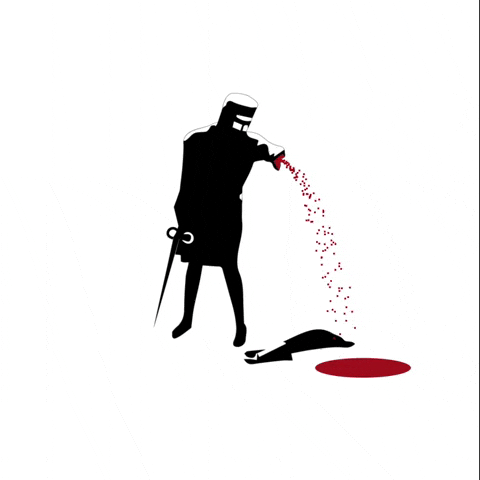 motionbyjackie ouch hurt scratch monty python GIF