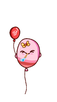 ballooney birthday balloon ballon balon Sticker