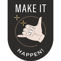 Hand Happen Sticker by Luxehouze