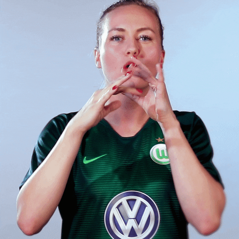 Champions League Reaction GIF by VfL Wolfsburg