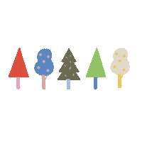 volkovaalyonai forest leaves trees eco Sticker