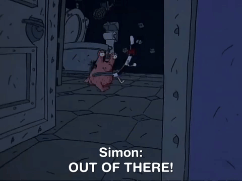 nickrewind giphydvr nicksplat aaahh real monsters giphyarm015 GIF