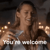 I Know Thank You GIF by Blake Lively Fan