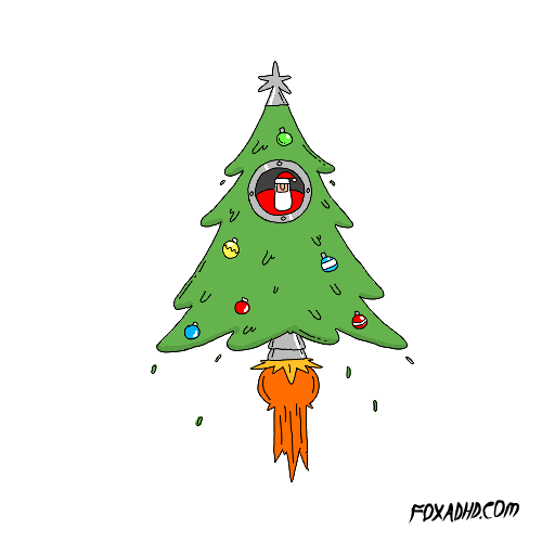 christmas tree lol GIF by Animation Domination High-Def