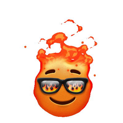 Summer Fire Sticker by Emojiup