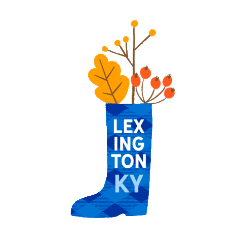 Fall Horse Sticker by Lexington, KY
