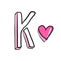Heart Love Sticker by Kaley Skincare