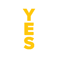 Yes Sticker by Skidmore College