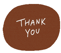 Thank Beige Sticker
