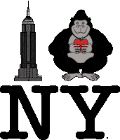 New York Apple Sticker by Piccoliny