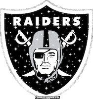 oakland raiders club STICKER